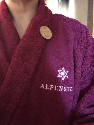 Bademantel / Dressing Gown Hotel Alpenstern Damüls Austria