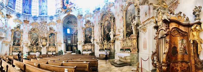 Kloster Ettal Basilica interior